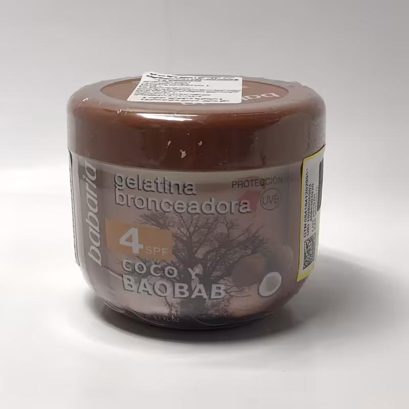 ژل برنزه کننده نارگیل و بائوباب باباریا - babaria