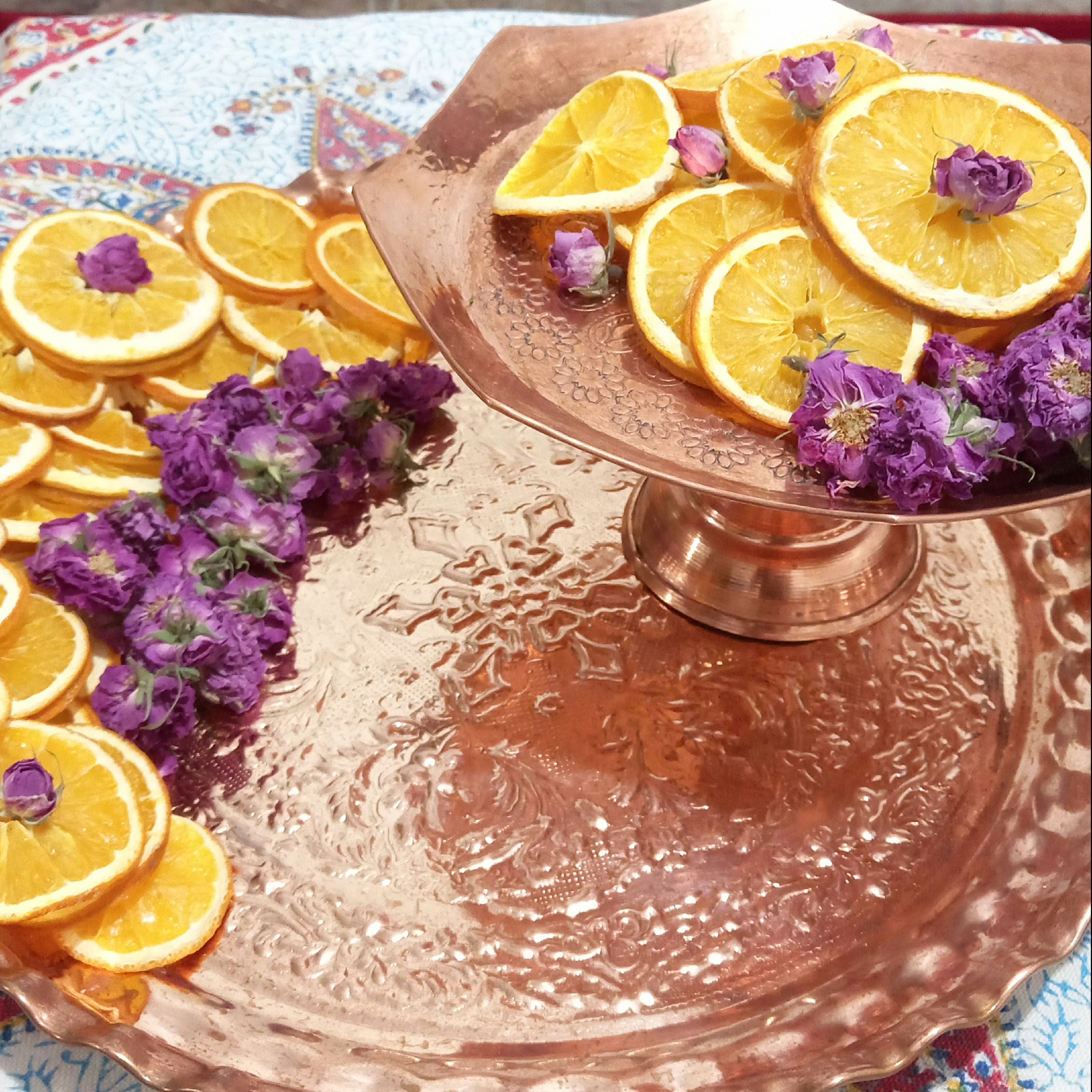 چیپس پرتقال خانگی شیرین 100 گرمی
