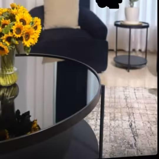 میز جلو مبلی با تک عسلی کیفیت عالی صفحه mdf های گلاس 