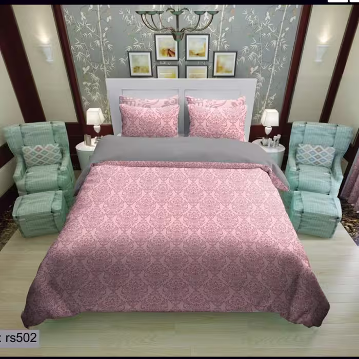سرویس روتختی 2 نفره تنسل چاپی برندترک لند(Turk Land) rs 502