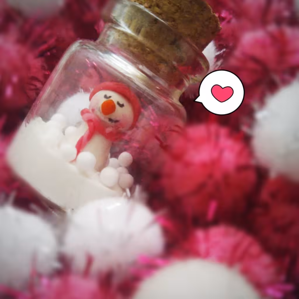 شیشه آرزو آدم برفی