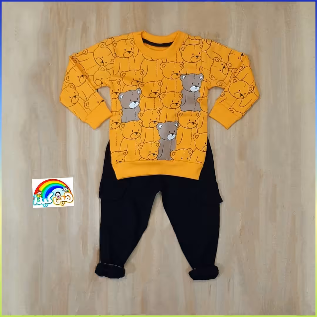 ست بلوز اسلش طرح خرس تضمینی