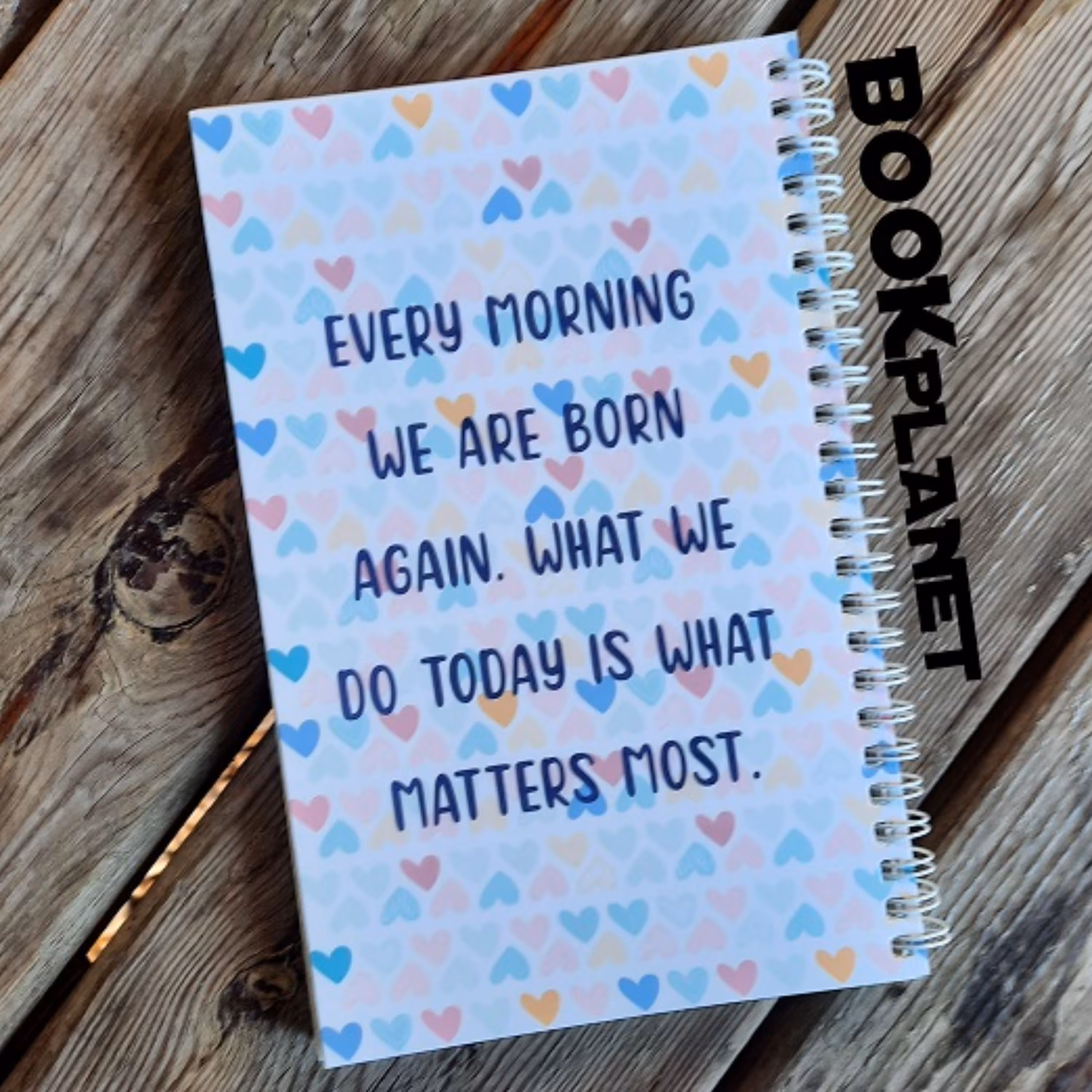 دفتر سیمی خط دار 80 برگ (طرح Born again)