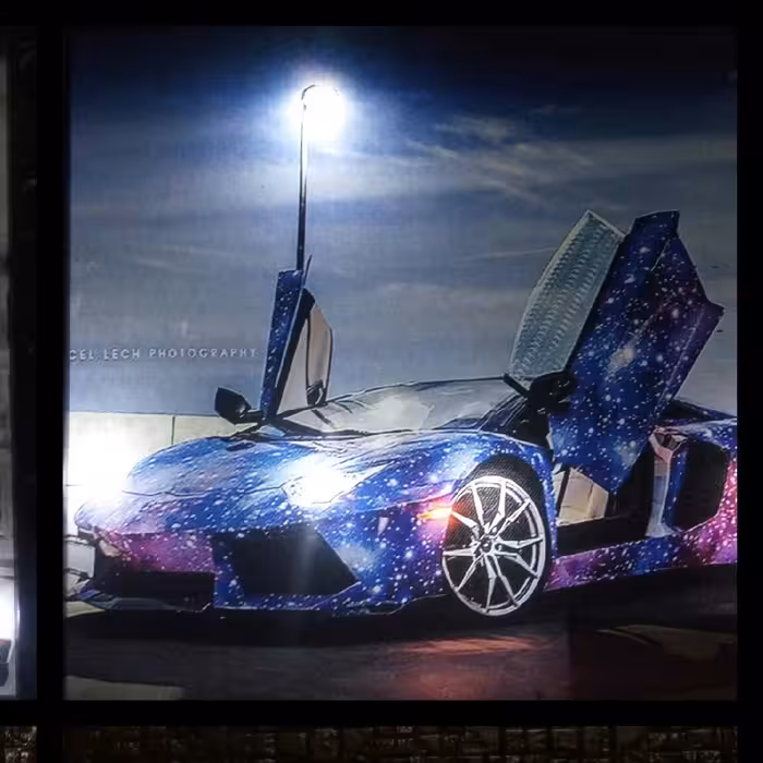تابلو چراغدار لامبورگینی