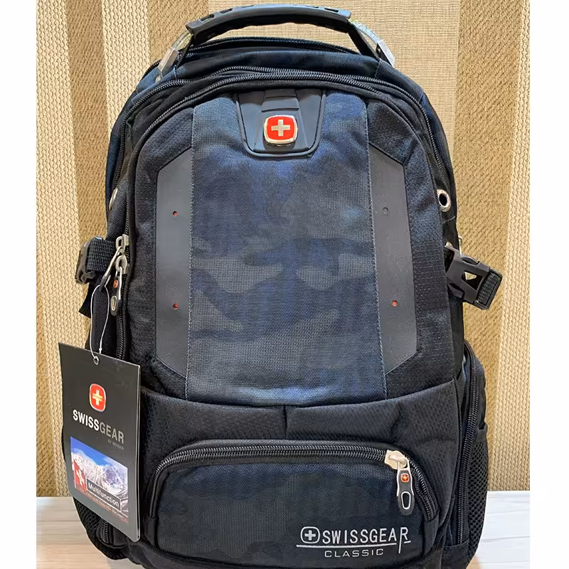 کوله پشتی لپ تاپ کد  9373  سرمه ای 