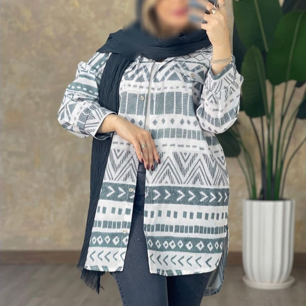 تونیک مانتویی فری سایز