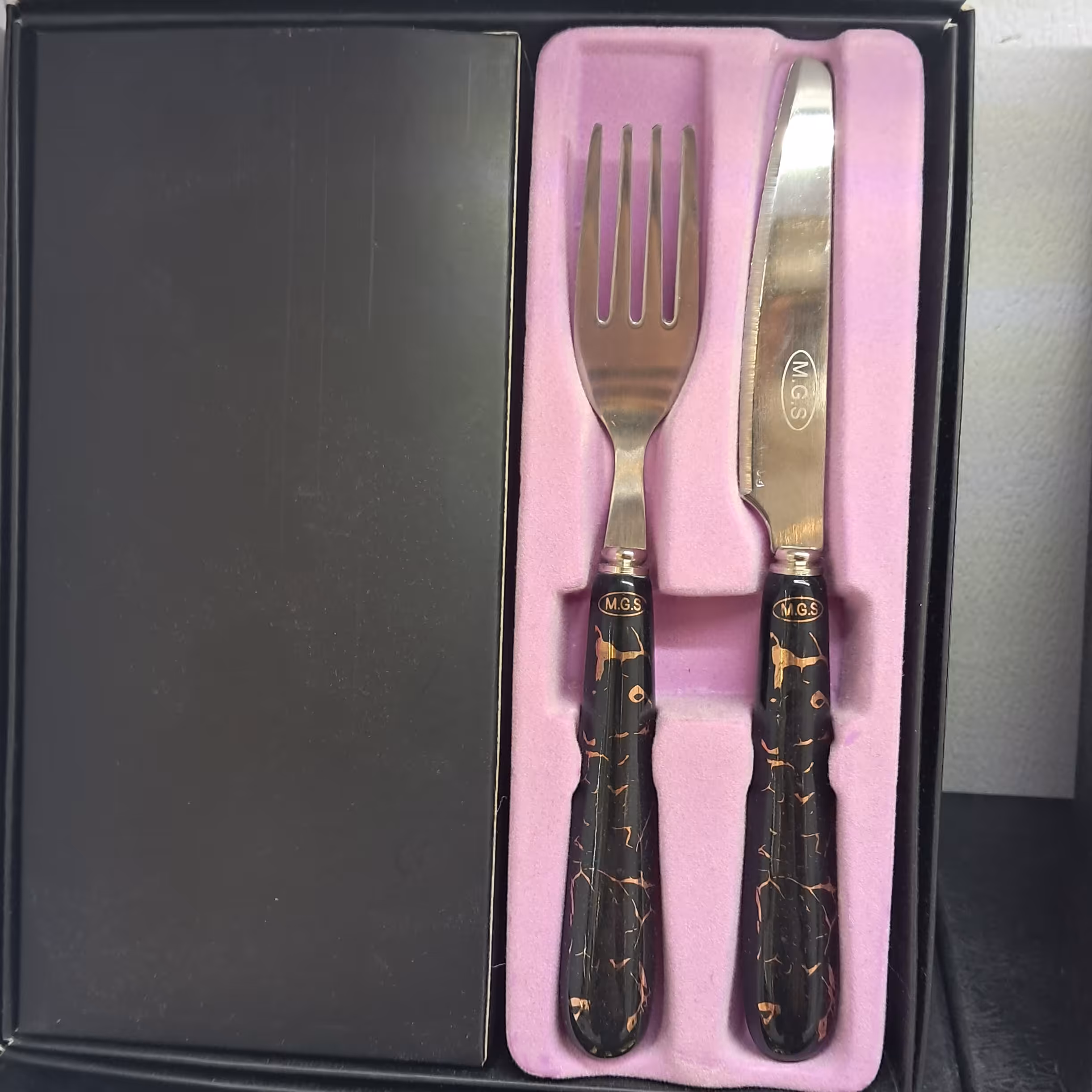 چاقو و چنگال سرامیکی باکیفیت عالی چاقو و چنگال خارجی چاقو و چنگال ماربل کاردوچنگال نقره ای کاردچنگال سرامیکی