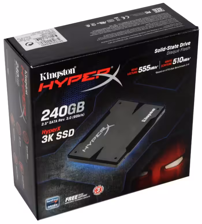 هارد پرسرعت کینگستون با ظرفیت 240 گیگابایت