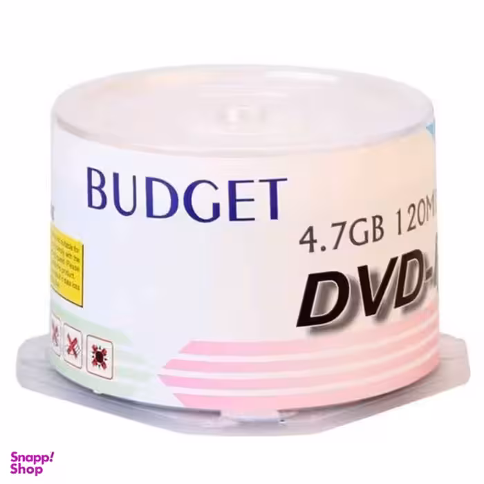 دی وی دی خام باجت مدل DVD-R بسته 50 عددی