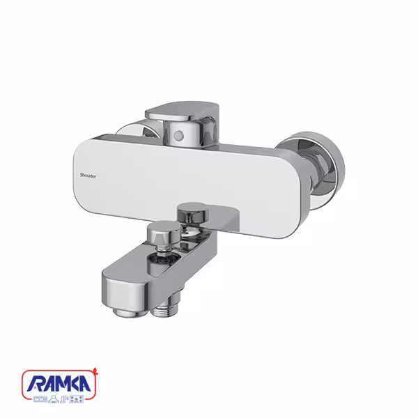 شیر حمام شودر مدل تاین کروم