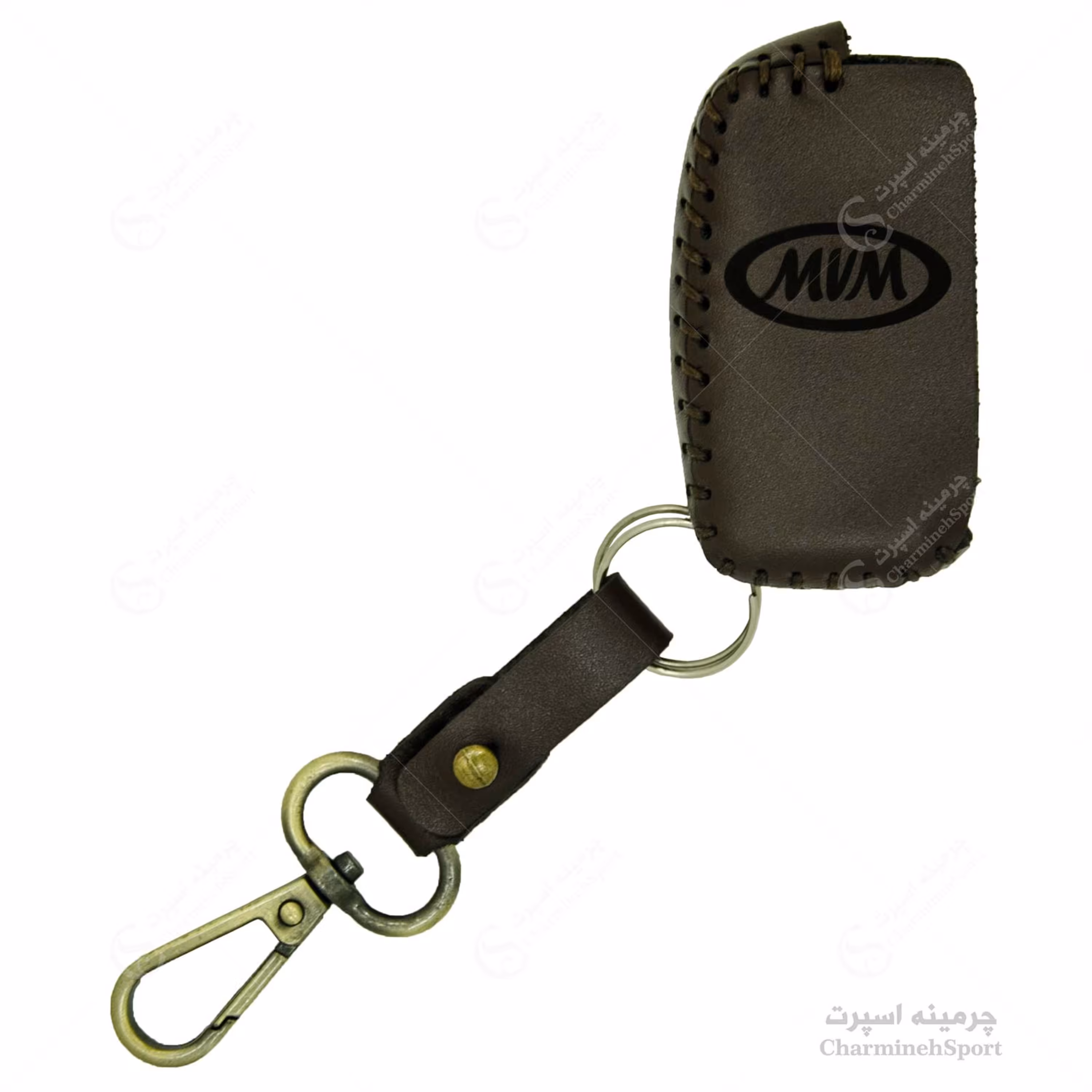 جاسوییچی چرم طبیعی گاوی قهوه ای مناسب ام وی ام تاشو 2