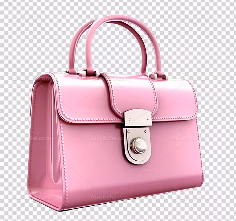 عکس PNG کیف صورتی | گرافیک با طعم تربچه
