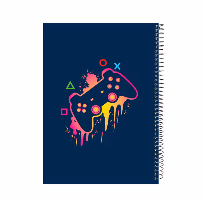 دفتر مشق 60 برگ پدیده نقش طرح game