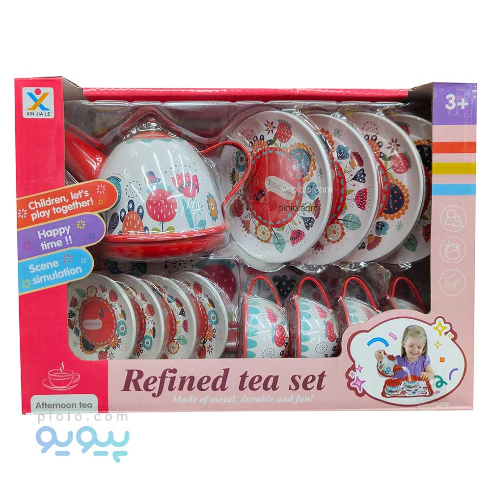 اسباب بازی سرویس چای خوری گلدار آیتم 966-D26