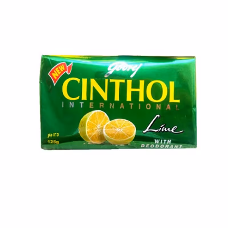  صابون لیمو ضد لک و شفاف کننده سینثول 75 گرم	