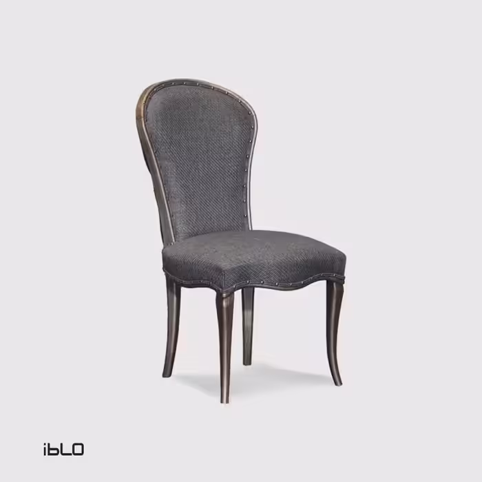 صندلی چوبی نئوکلاسیک لنا (طوسی‌ )