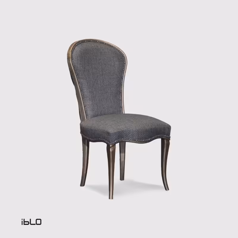 صندلی چوبی نئوکلاسیک لنا (طوسی‌ )