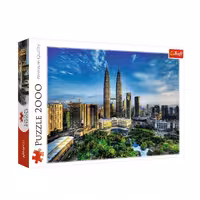 پازل 2000 تکه ترفل مدل برج‌های دوقلو پتروناس