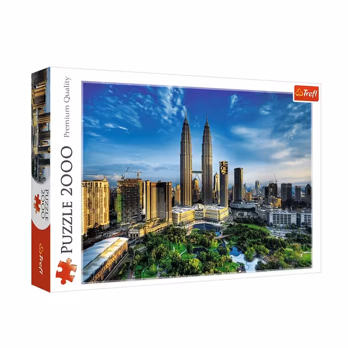 پازل 2000 تکه ترفل مدل برج‌های دوقلو پتروناس