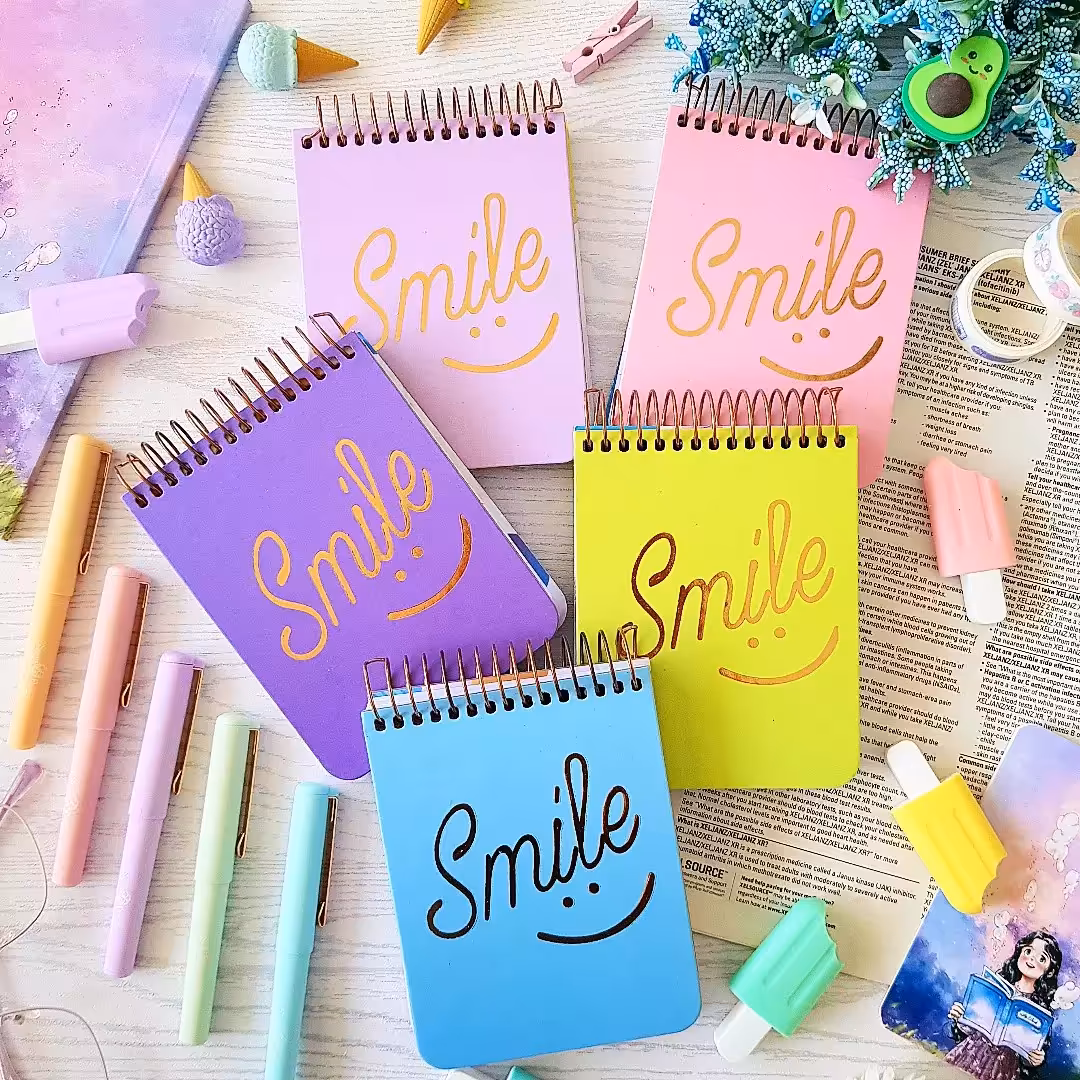 دفترچه پاستیلی سویل در پنج رنگ پاستیلی 