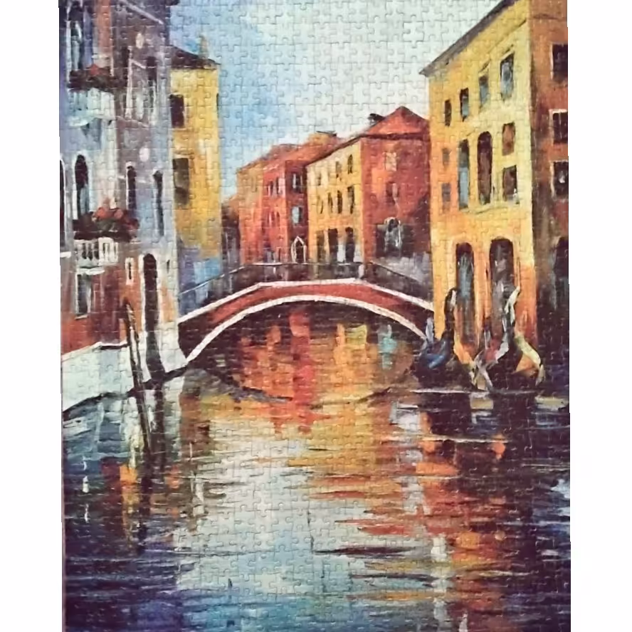 پازل هزار تکه ونیز ( آماده و ساخته شده)