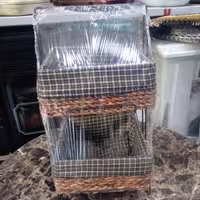 سبد سیب زمینی پیاز 