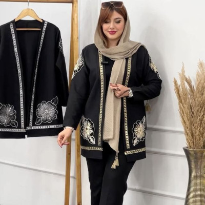 مانتو کتی زنانه مدل درافشان مازراتی