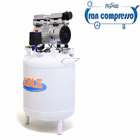 پمپ باد ایستاده 50 لیتری سایلنت | موتور 750 وات