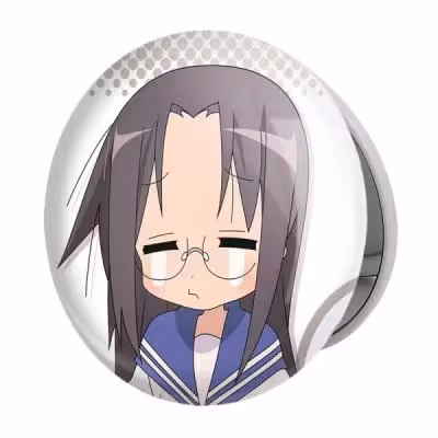 آینه جیبی خندالو طرح هیوری انیمه ستاره خوش شانس Lucky Star مدل تاشو کد 23595