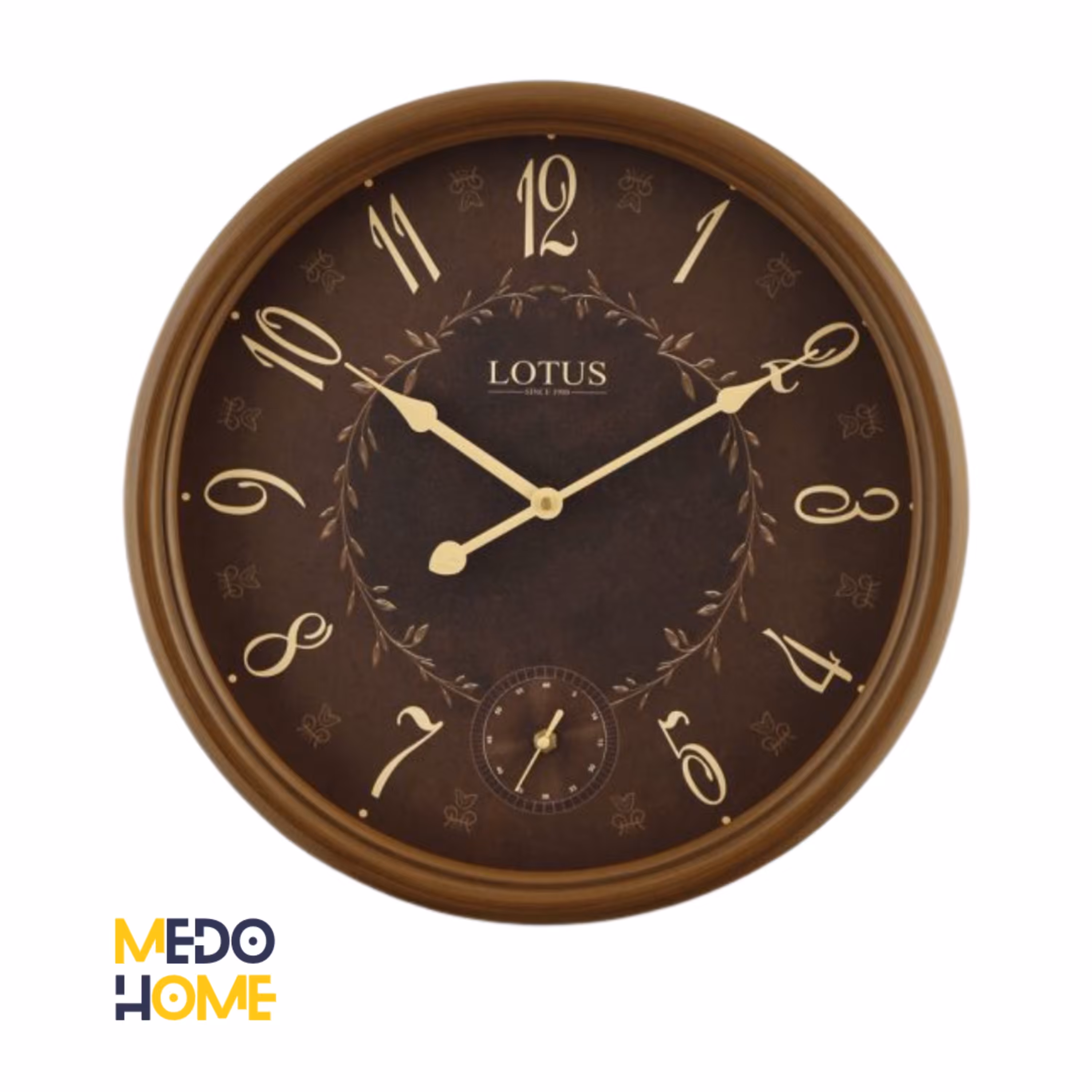 ساعت دیواری چوبی مدل NICEVILLE کد W-360.NEW