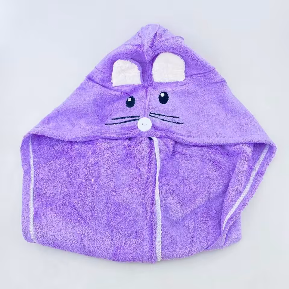 کلاه حمام حوله ای طرح موش