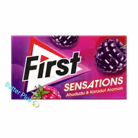 آدامس فرست ترکیه (First Sensations) طعم تمشک و توت سیاه 27 گرم | amazonchi