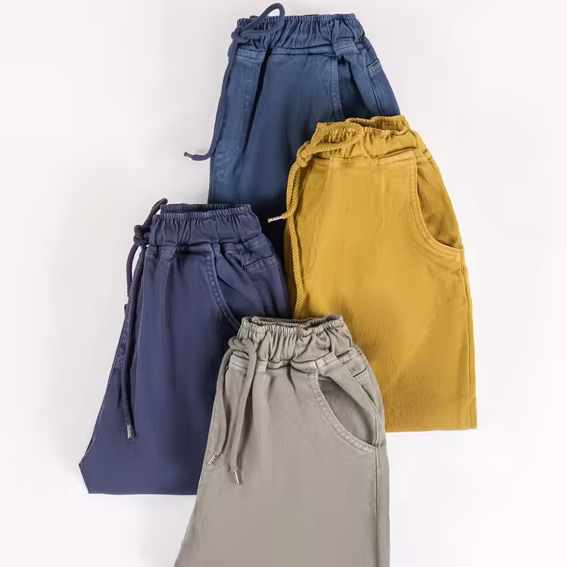 شلوار کتان زنانه اسلش مشکی و رنگی سایزبندی 30 تا 34