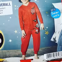 سرهمی آستین بلند پسرانه  دخترانه نخ پنبه 2-4 سالگی لوپیلو 