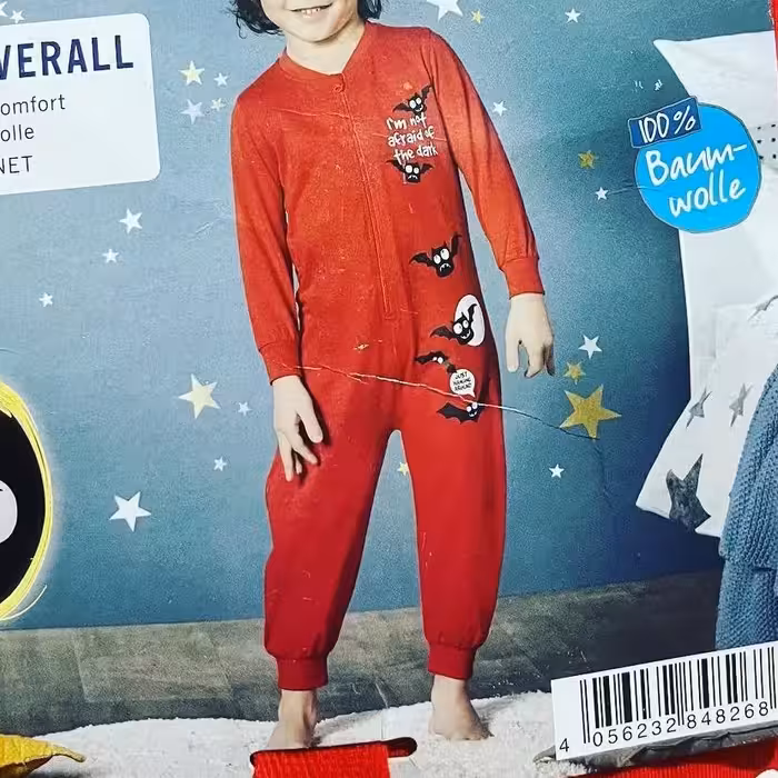 سرهمی آستین بلند پسرانه  دخترانه نخ پنبه 2-4 سالگی لوپیلو 