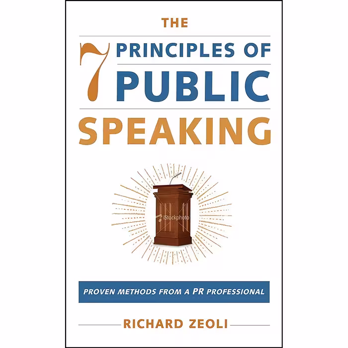 کتاب زبان اصلی The  Principles of Public Speaking اثر Richard Zeoli