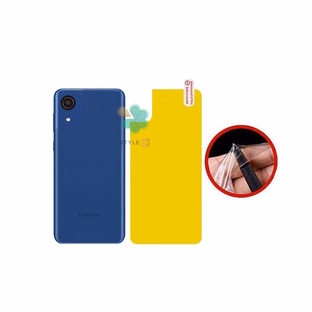 برچسب محافظ نانو پشت گوشی سامسونگ Samsung Galaxy A03 Core