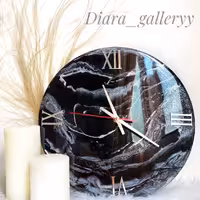 ساعت دیواری رزینی 30 سانتی متر