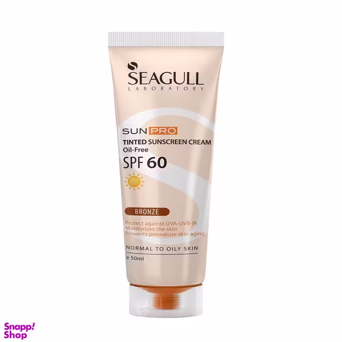 کرم ضد آفتاب رنگی سی گل مدل Sunpro SPF60 حجم 50 میلی لیتر