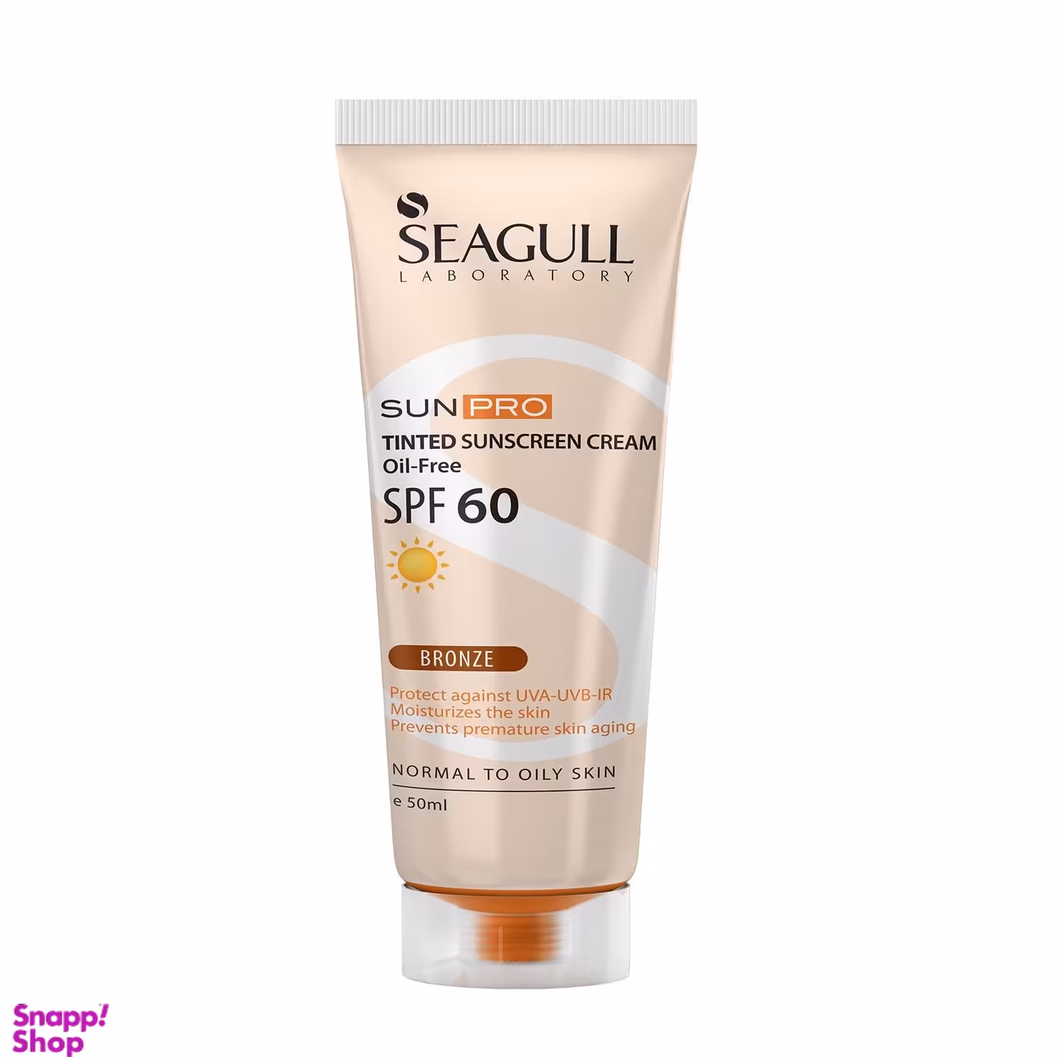 کرم ضد آفتاب رنگی سی گل مدل Sunpro SPF60 حجم 50 میلی لیتر