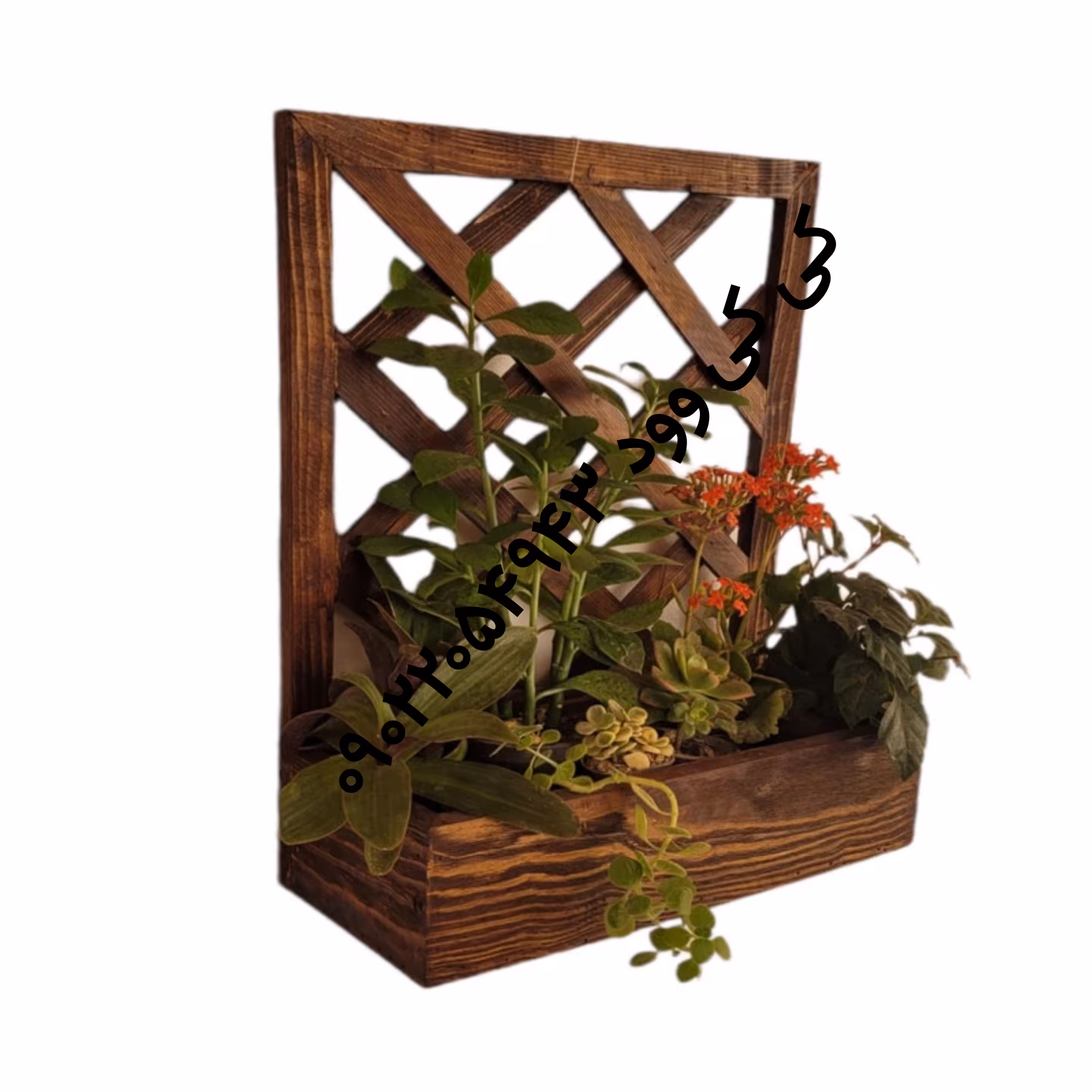 استند گل مدل حصیری 