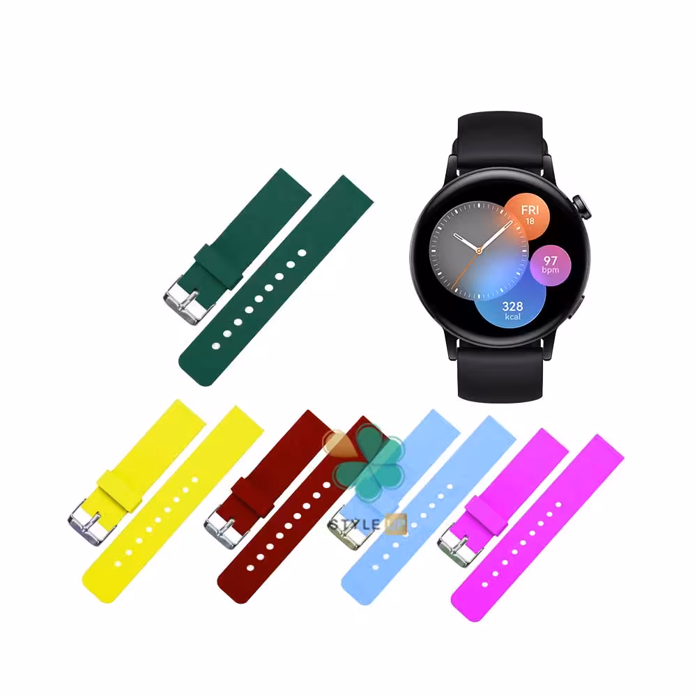 بند سیلیکونی Rubber مناسب ساعت هواوی واچ GT 3 42mm