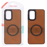 قاب طرح چرم Santa Barbara مدل Samsung Galaxy A13 4G- A04s - عسلی 