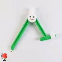 پرگار پلاستیکی سریر رنگ سبز