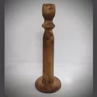 شمع دان چوبی قدیمی