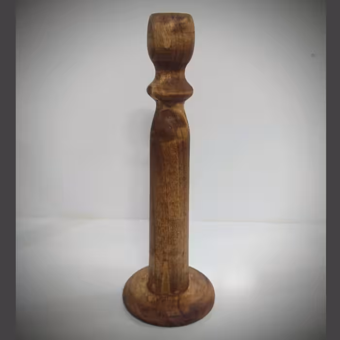 شمع دان چوبی قدیمی