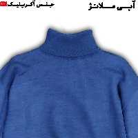 پلیور مردانه یقه اسکی اکریلیک آبی