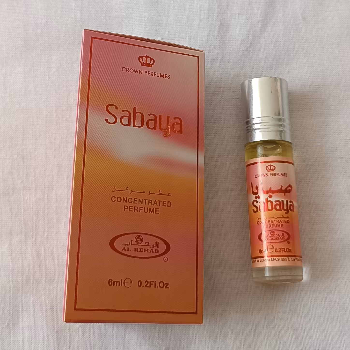 عطر عربی صبایا 6میلی لیتری2.floz الرحاب با ماندگاری بالا و رایحه ای به یاد ماندنی 