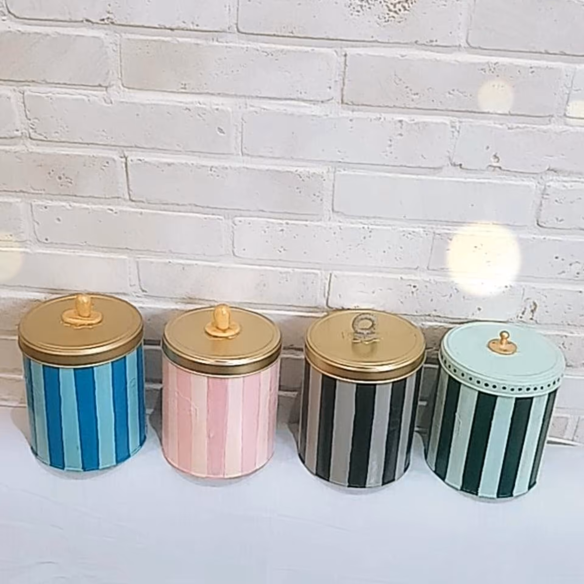 قوطی فلزی  حبوبات و.....