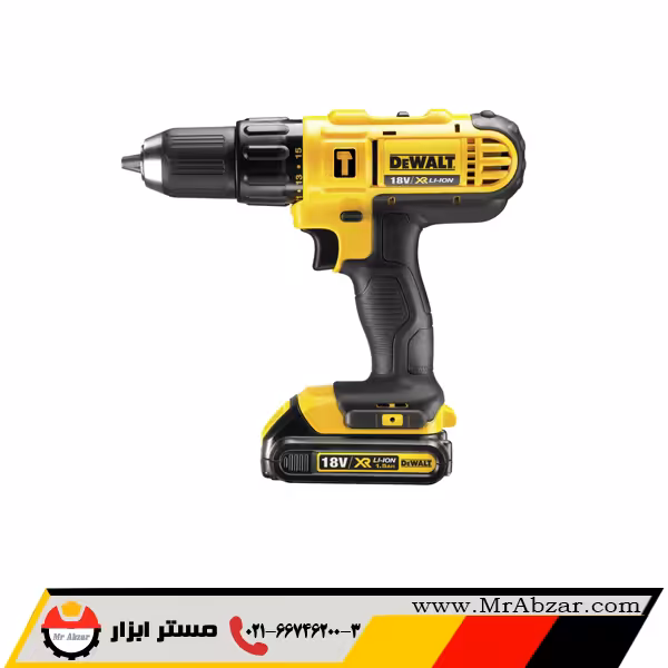 دریل شارژی 18 ولت چکشی دیوالت DCD776S2